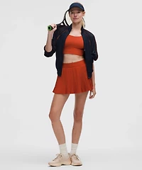 Varsity High-Rise Pleated Tennis Skirt | Women's Skirts