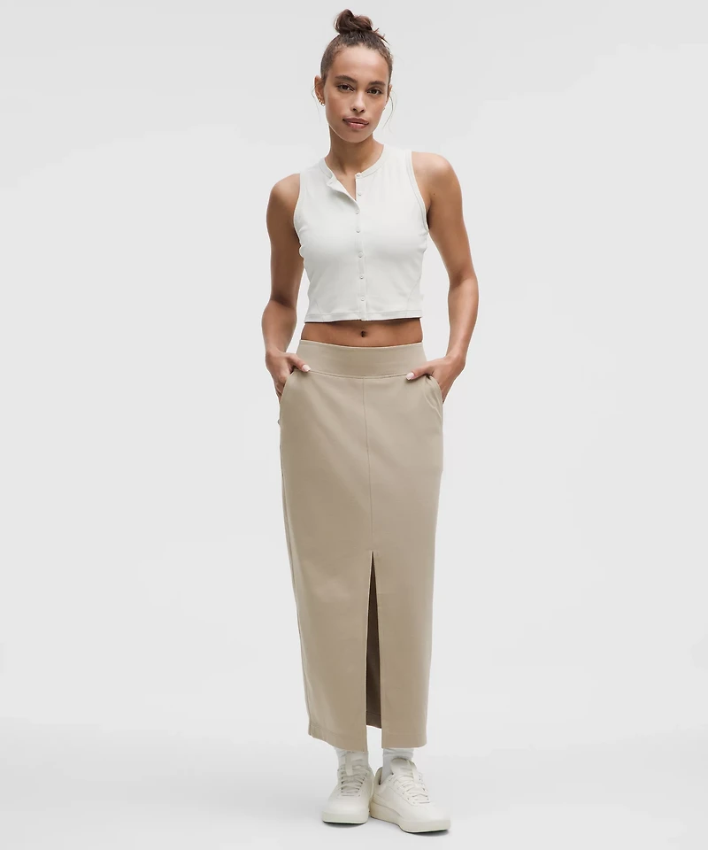 Pique Maxi Skirt | Women's Skirts