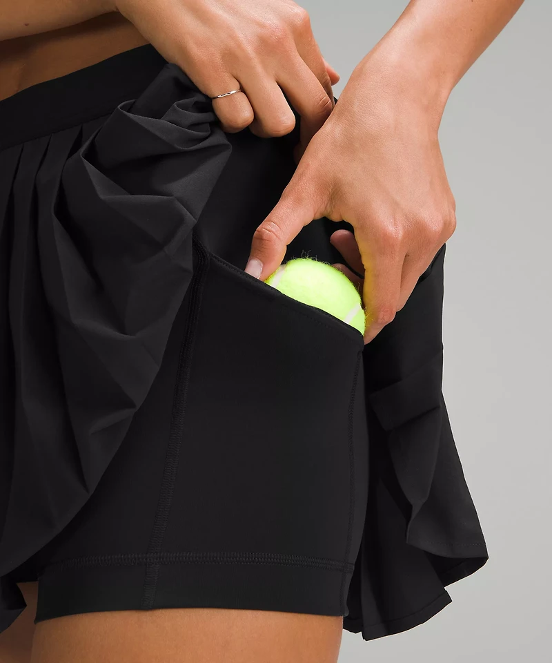 High-Rise Pleated Tennis Skirt | Women's Skirts