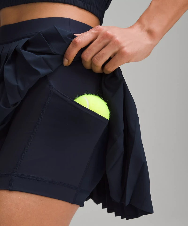 High-Rise Pleated Tennis Skirt | Women's Skirts