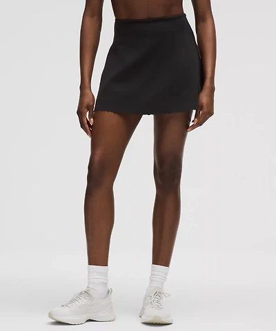 Scallop-Hem High-Rise Tennis Skirt | Women's Skirts