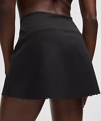 Scallop-Hem High-Rise Tennis Skirt | Women's Skirts