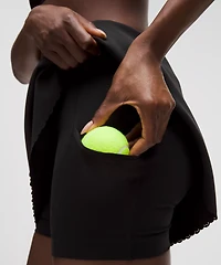 Scallop-Hem High-Rise Tennis Skirt | Women's Skirts