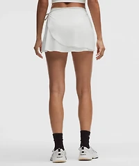 Wrap-Front Mid-Rise Tennis Skirt | Women's Skirts