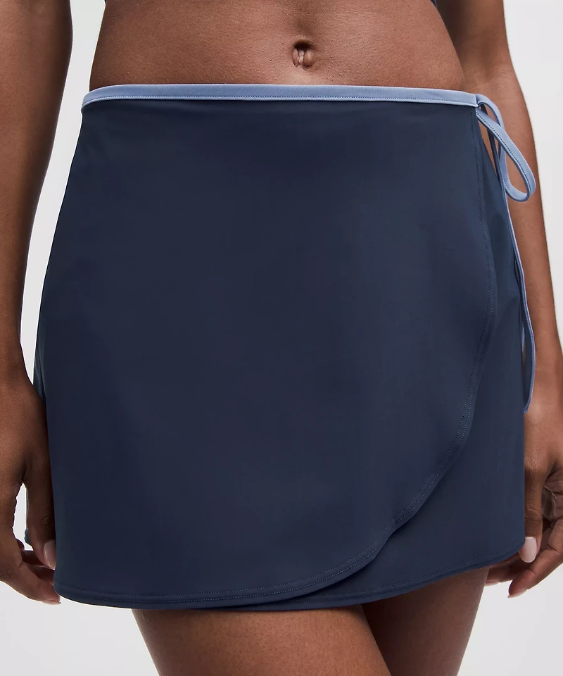 Wrap-Front Mid-Rise Tennis Skirt | Women's Skirts