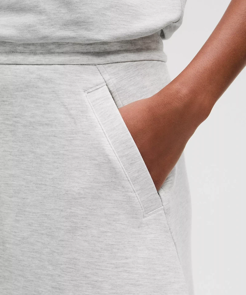 Modal-Blend High-Rise A-Line Midi Skirt