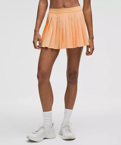 High-Rise Pleated Tennis Skirt | Women's Skirts