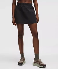 Crinkle Nylon High-Rise Mini Skirt | Women's Skirts