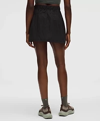 Crinkle Nylon High-Rise Mini Skirt | Women's Skirts