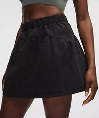 Crinkle Nylon High-Rise Mini Skirt | Women's Skirts