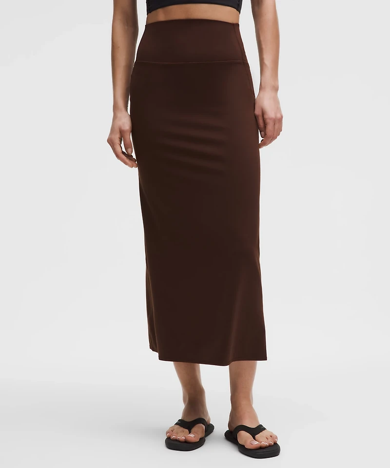 Nulu Slim-Fit High-Rise Maxi Skirt