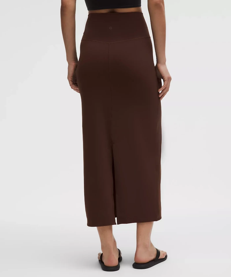 Nulu Slim-Fit High-Rise Maxi Skirt