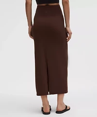 Nulu Slim-Fit High-Rise Maxi Skirt