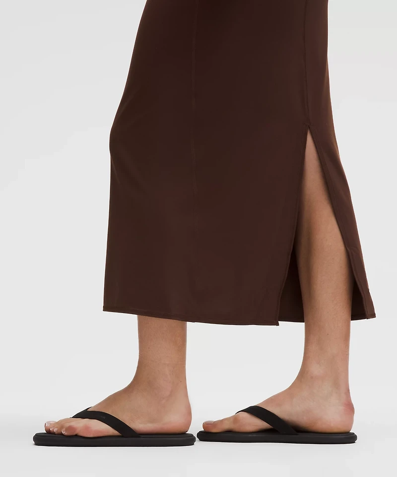 Nulu Slim-Fit High-Rise Maxi Skirt