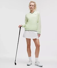 Stretch Twill Front Pleat Golf Skirt | Women's Skirts