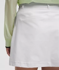 Stretch Twill Front Pleat Golf Skirt