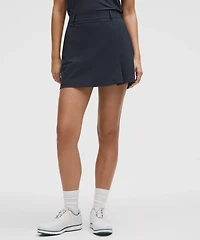 Stretch Twill Front Pleat Golf Skirt