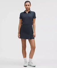 Stretch Twill Front Pleat Golf Skirt