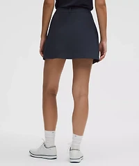 Stretch Twill Front Pleat Golf Skirt