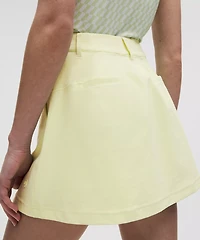 Stretch Twill Front Pleat Golf Skirt | Women's Skirts