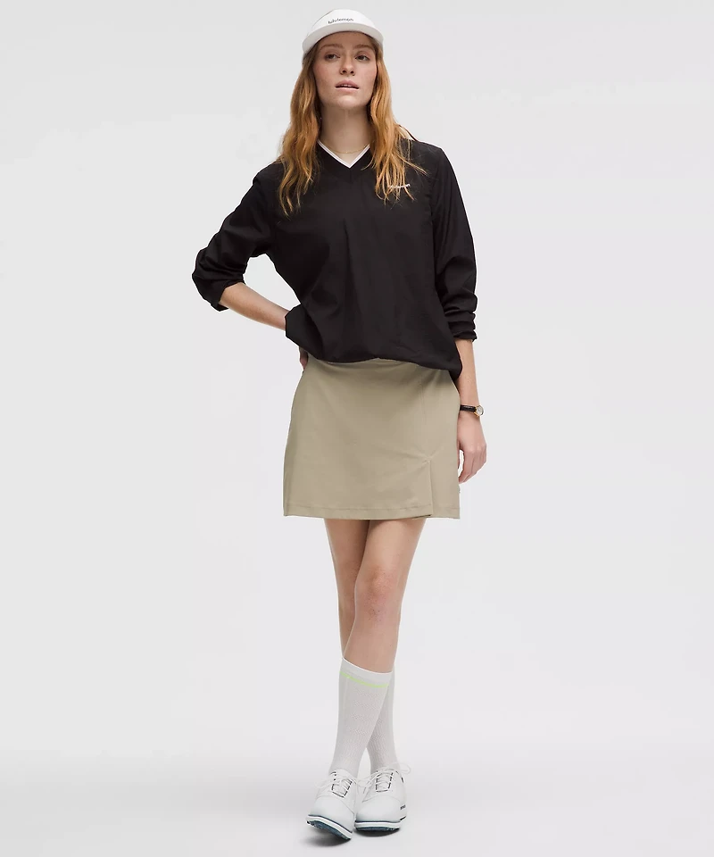 Stretch Twill Front Pleat Golf Skirt | Women's Skirts