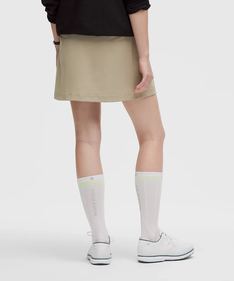 Stretch Twill Front Pleat Golf Skirt | Women's Skirts