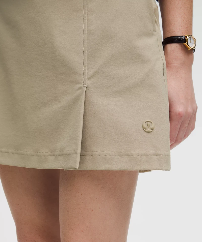 Stretch Twill Front Pleat Golf Skirt | Women's Skirts