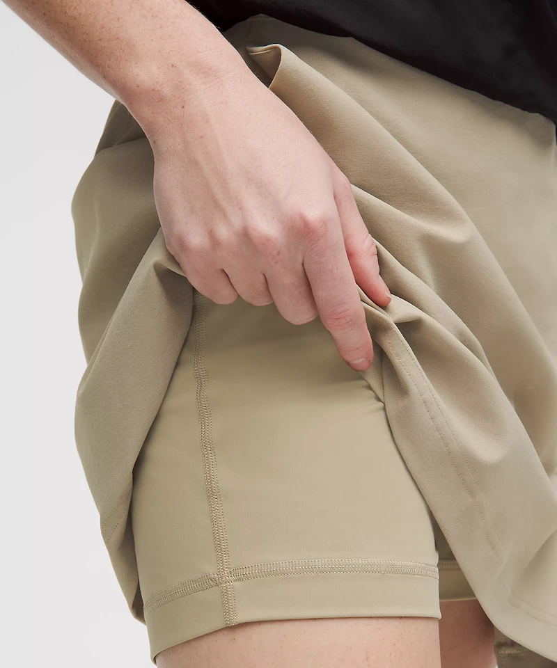 Stretch Twill Front Pleat Golf Skirt | Women's Skirts