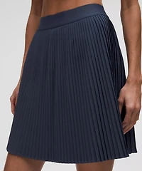 Pleated High-Rise Knee-Length Tennis Skirt | Women's Skirts