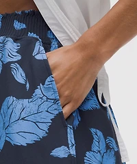 Stretch Woven Ruffle-Waist Midi Skirt | Women's Skirts