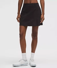 Stretch Twill Front Pleat Golf Skirt