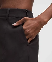 Stretch Twill Front Pleat Golf Skirt