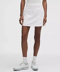 Stretch Twill Front Pleat Golf Skirt *Embroidered Logo