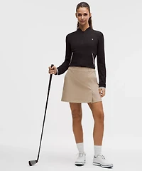 Stretch Twill Front Pleat Golf Skirt
