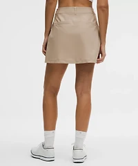Stretch Twill Front Pleat Golf Skirt