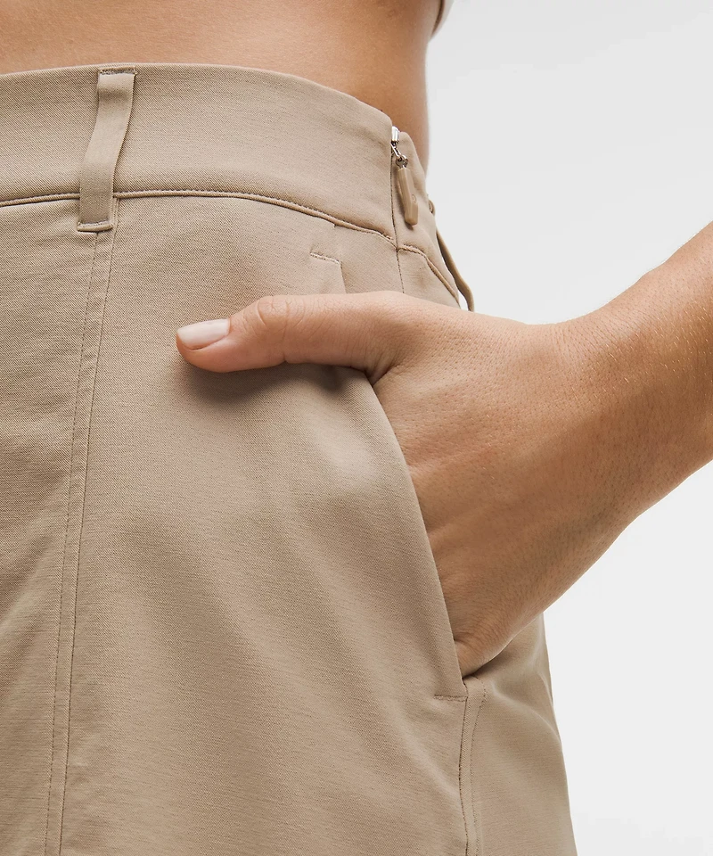 Stretch Twill Front Pleat Golf Skirt