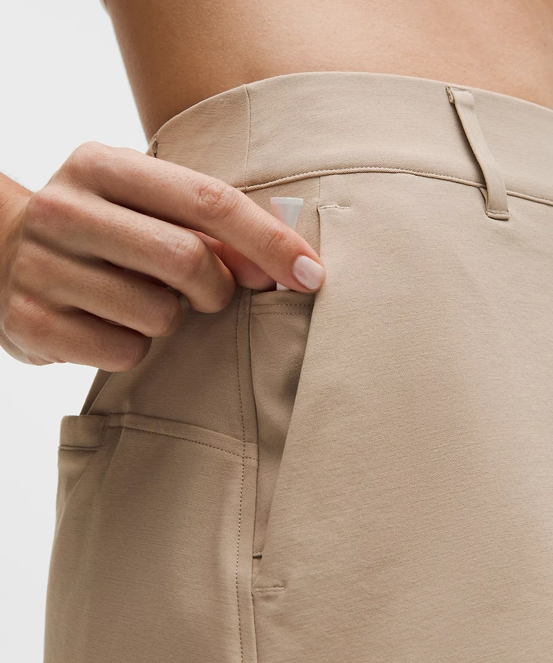 Stretch Twill Front Pleat Golf Skirt