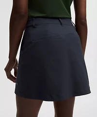 Stretch Twill Front Pleat Golf Skirt