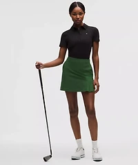 Stretch Twill Front Pleat Golf Skirt