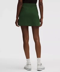 Stretch Twill Front Pleat Golf Skirt