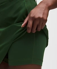 Stretch Twill Front Pleat Golf Skirt