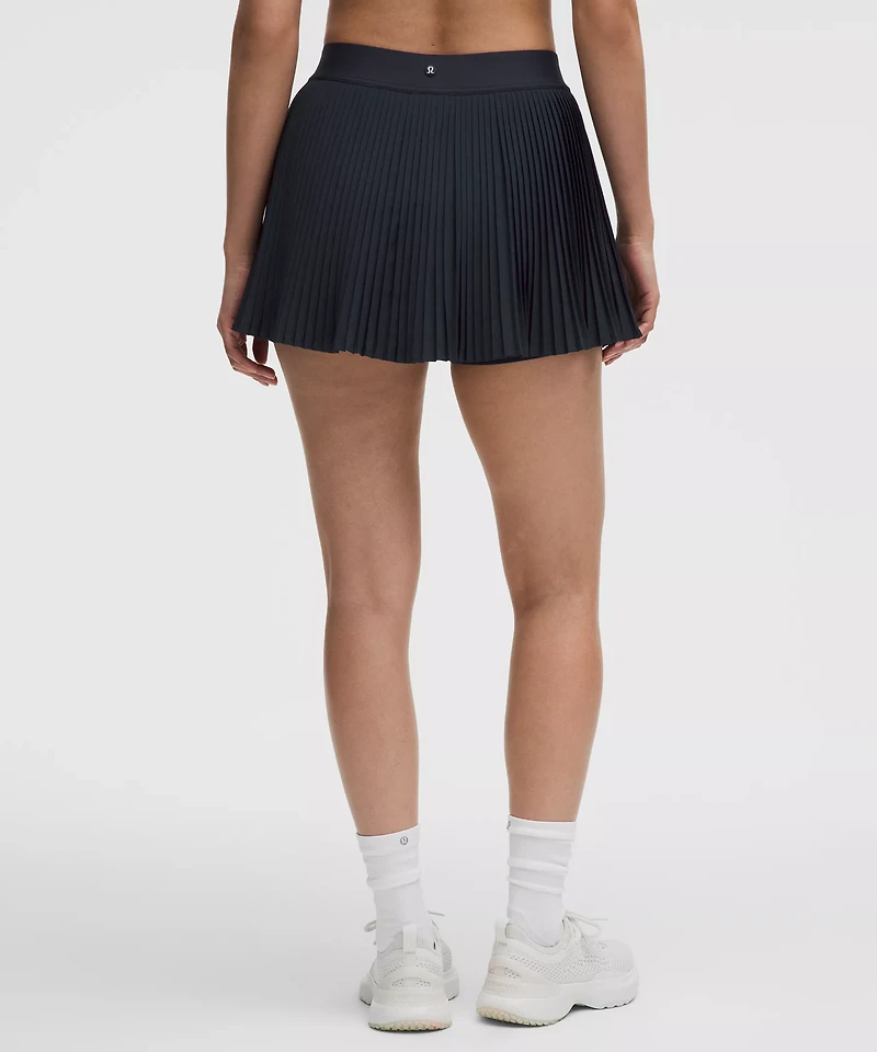 Varsity High-Rise Pleated Tennis Skirt | Women's Skirts