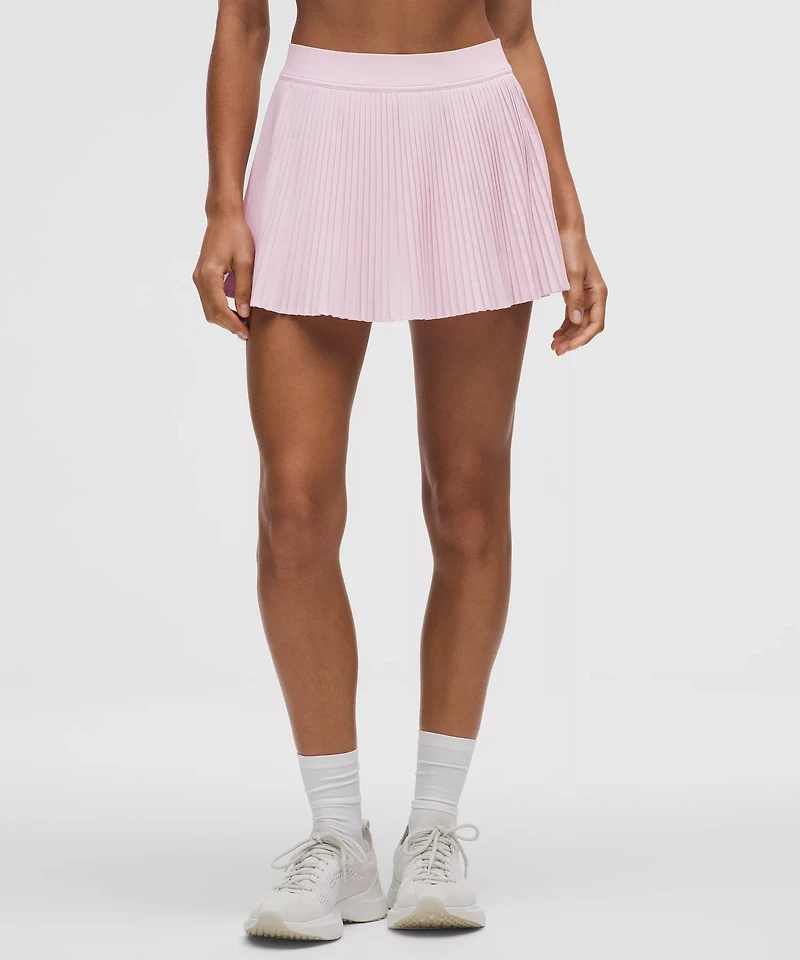 Varsity High-Rise Pleated Tennis Skirt | Women's Skirts