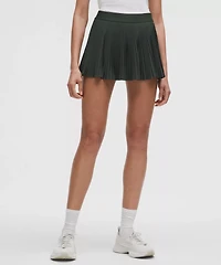 Varsity High-Rise Pleated Tennis Skirt | Women's Skirts