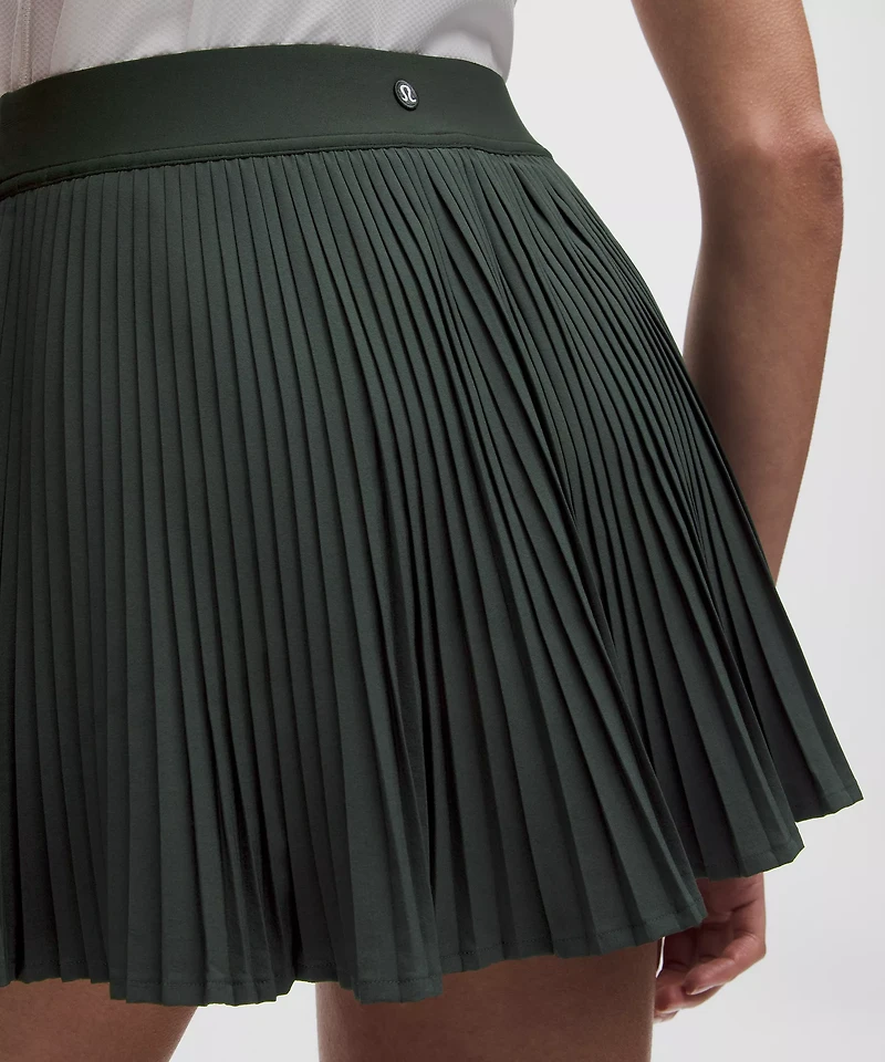 Varsity High-Rise Pleated Tennis Skirt | Women's Skirts