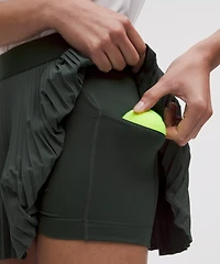 Varsity High-Rise Pleated Tennis Skirt | Women's Skirts