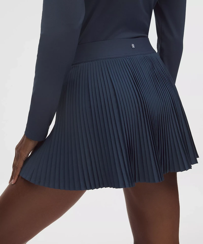 Varsity High-Rise Pleated Tennis Skirt