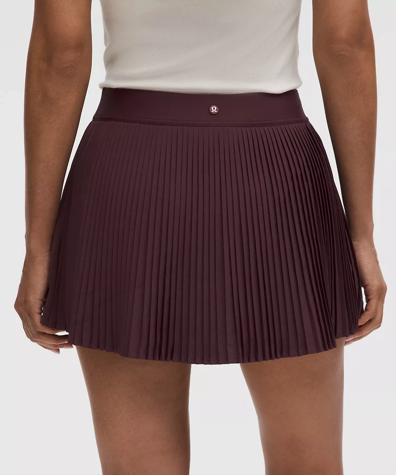 Varsity High-Rise Pleated Tennis Skirt | Women's Skirts