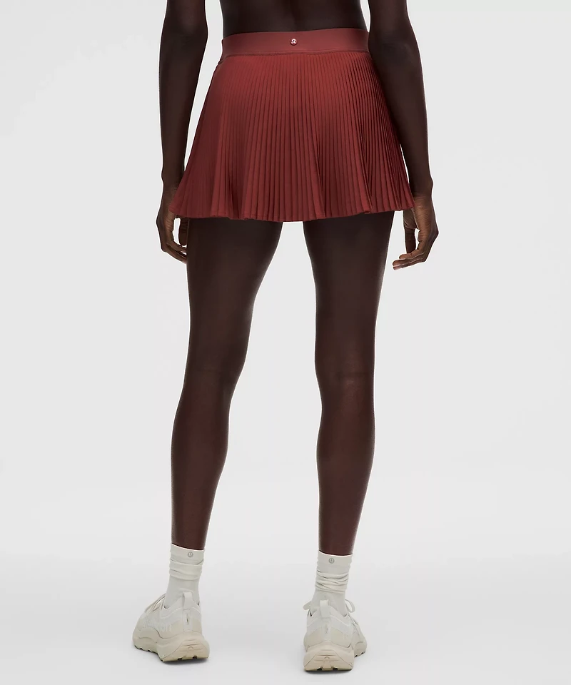 Varsity High-Rise Pleated Tennis Skirt | Women's Skirts
