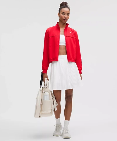 Pleated High-Rise Knee-Length Tennis Skirt | Women's Skirts